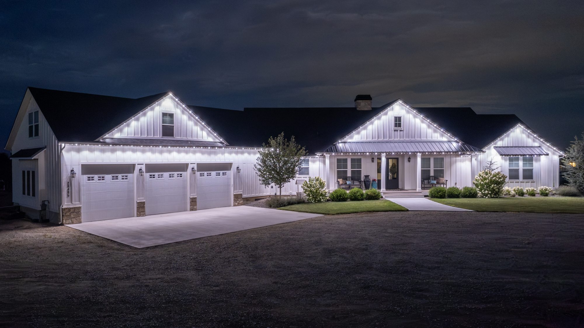 Security Lighting installation by Valley Shine Permanent Lighting