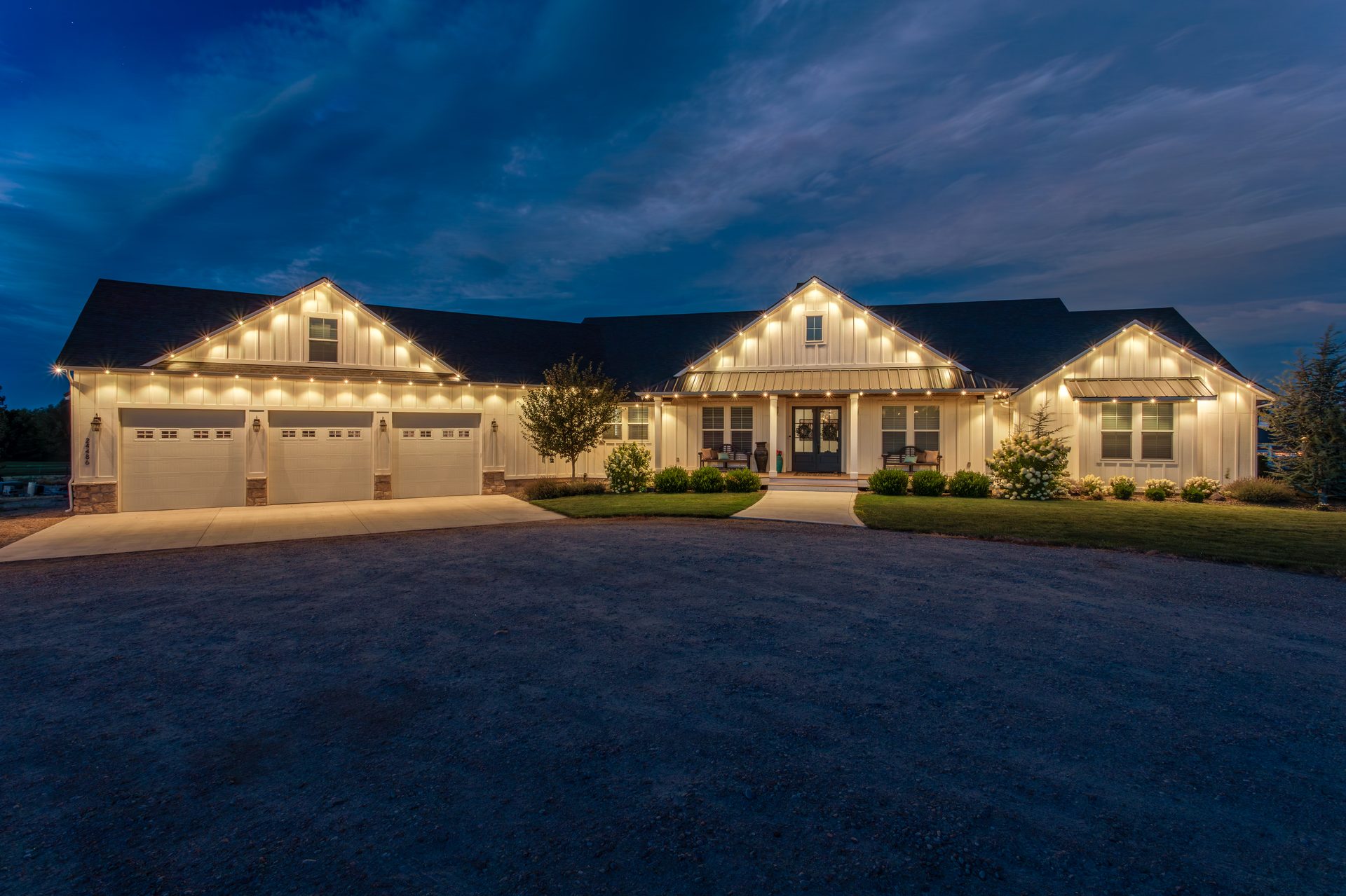 Home with Accent permanent lighting