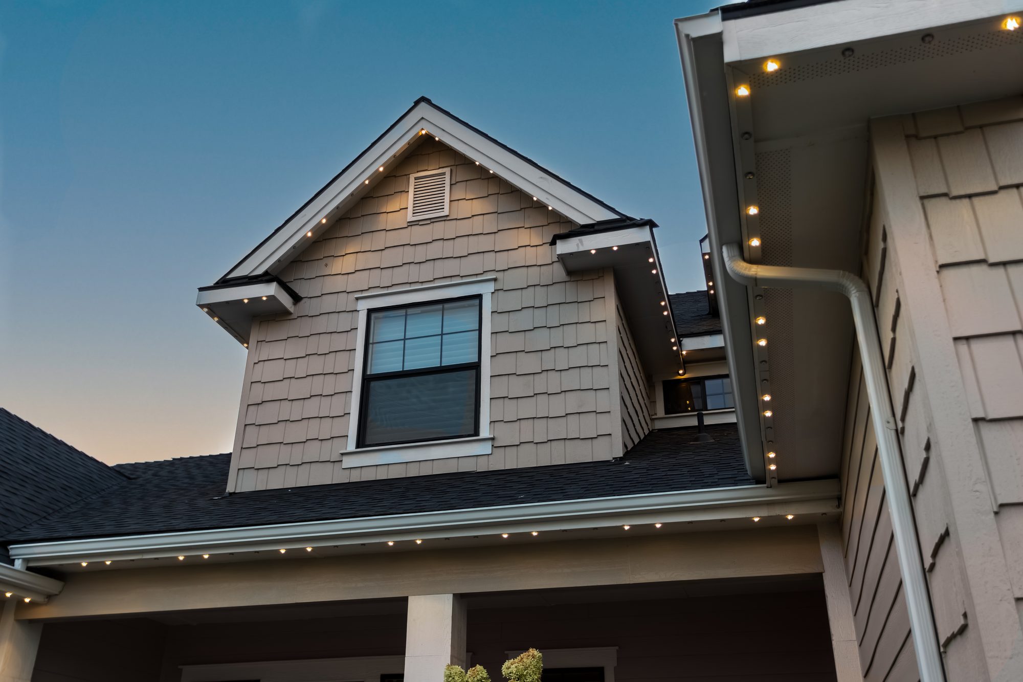 Accent Lighting installation by Valley Shine Permanent Lighting